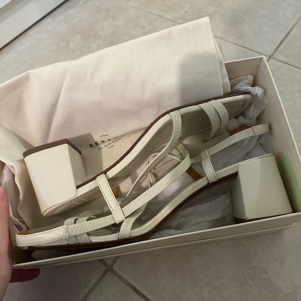 Off-white Sezane sandals - size 9/40
